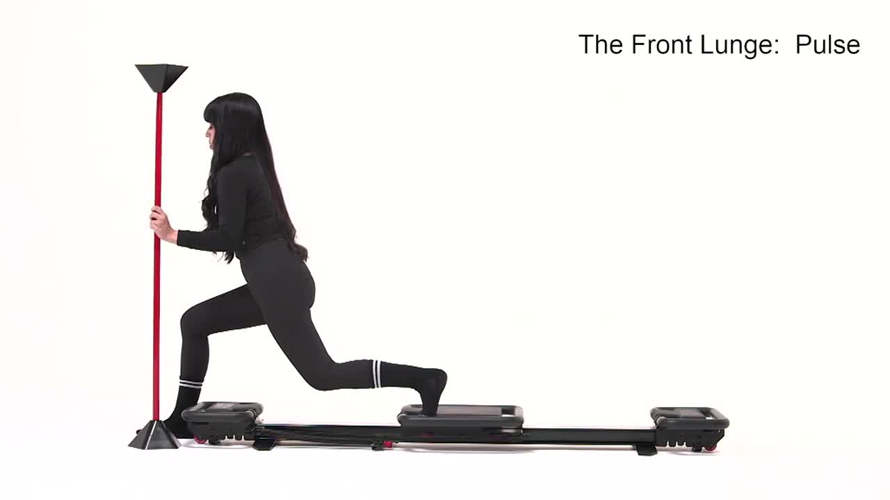 Front Lunge: Pulse Right